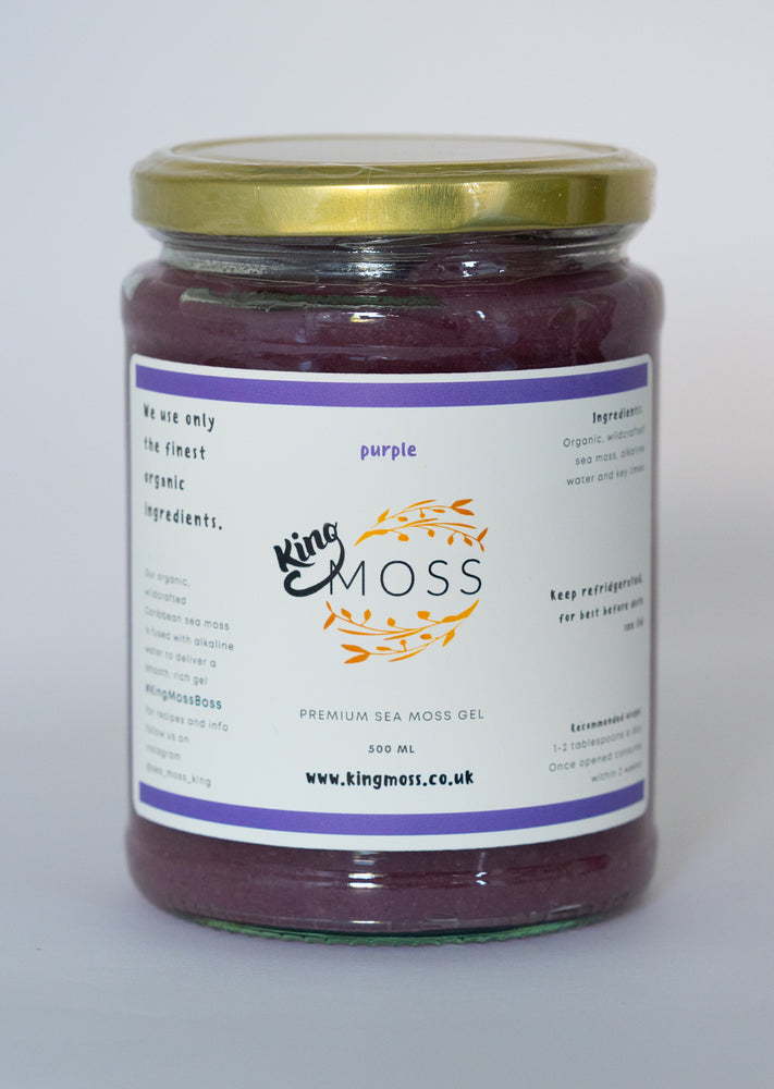 king moss purple sea moss gel