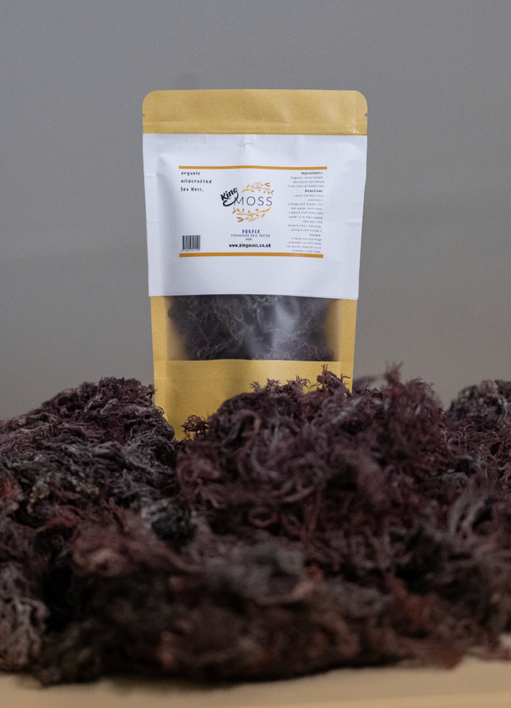 Wholesale Raw Organic Wildcrafted Purple Sea Moss | King Moss